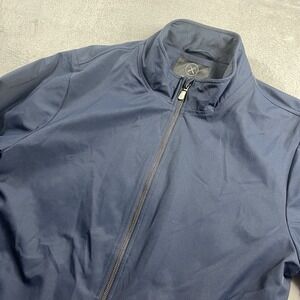 Cuts‎ Clothing Legacy Bomber Jacket Mens Size XL Navy Blue Full Zip